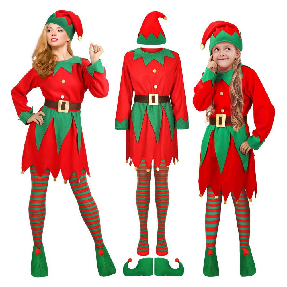 1 Set Christmas Elf Costume Ki - مراجعة Elf Costume Christmas وسعره