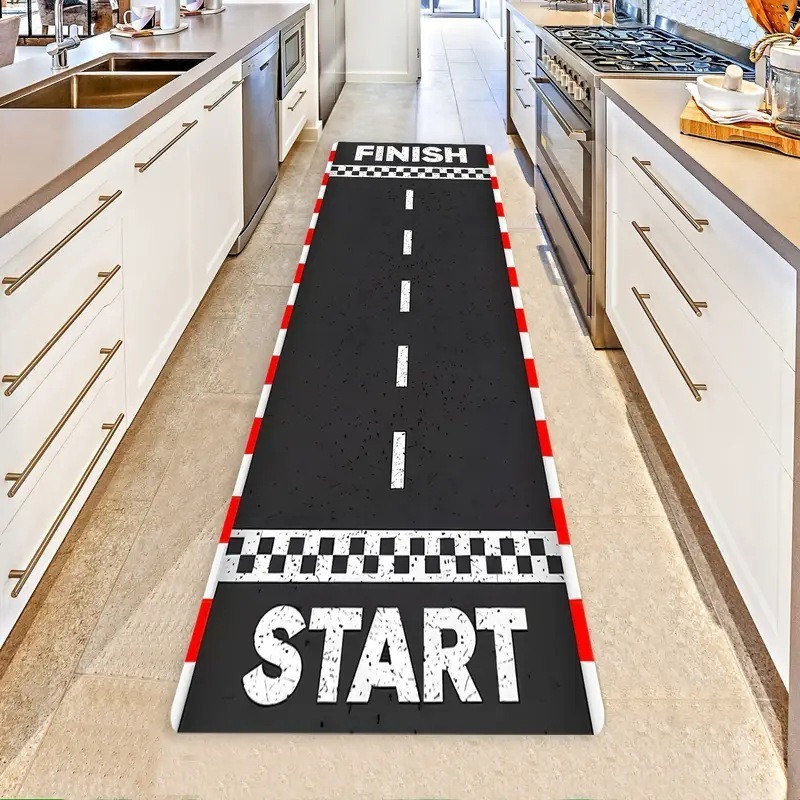 Race Car Racetrack Table Runne - مراجعة Christmas Table Runner وسعره