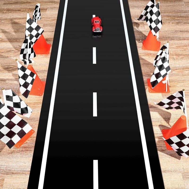 Race Car Racetrack Table Runne - مراجعة Christmas Table Runner وسعره