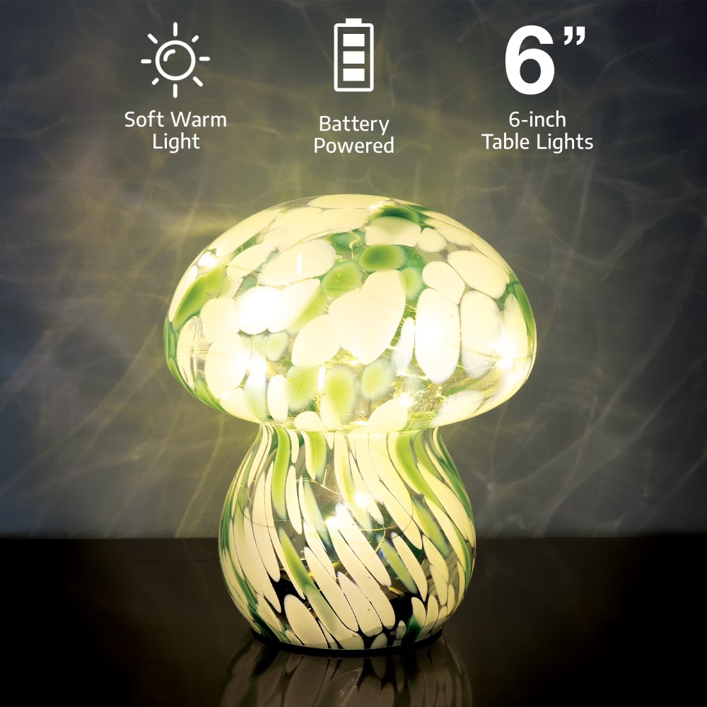 Mushroom Night Light with Fair - مراجعة Led Fairy String Lights وسعره