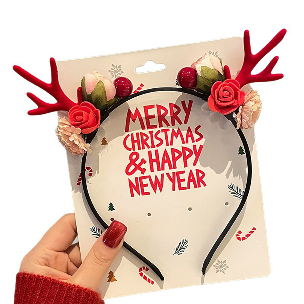 Cute Hair Accessories Velvet C - مراجعة Reindeer Antlers Headband وسعره