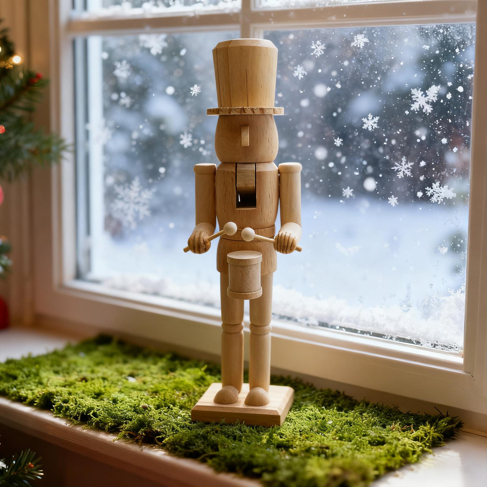 Nutcracker Decor 38cm Wooden F - مراجعة Nutcracker Figurine وسعره