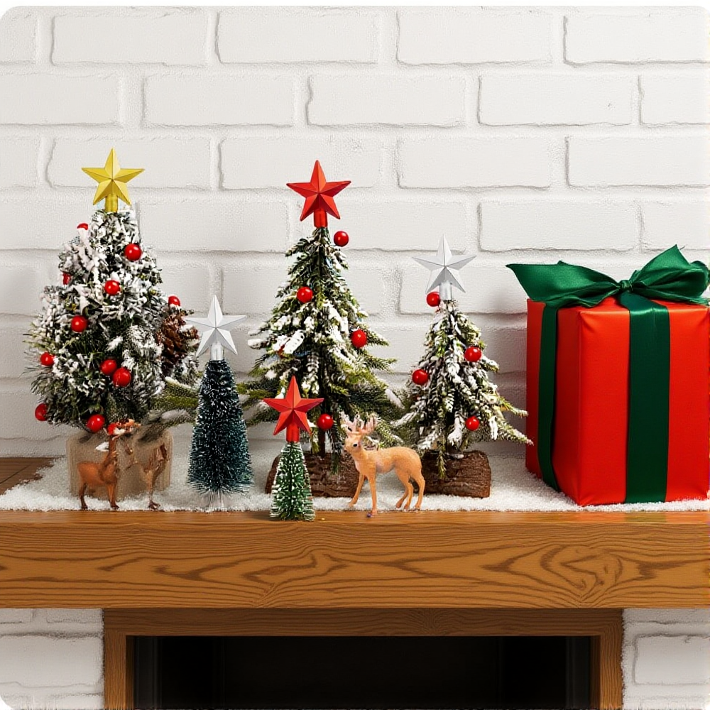 6cm Mini Christmas Tree Topper - مراجعة Star Tree Topper وسعره