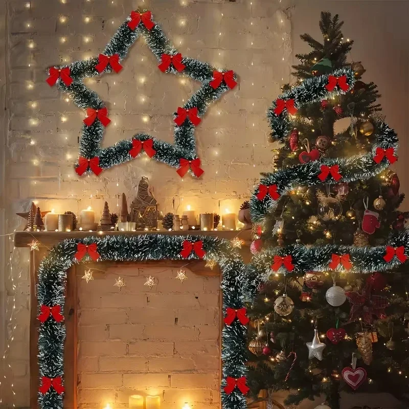 LED Christmas Tinsel Garland A - مراجعة Tinsel Garland Decoration وسعره