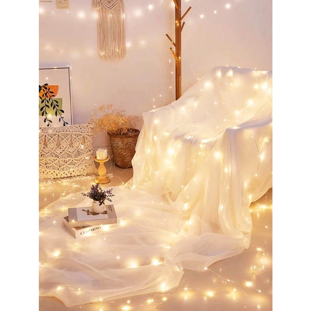 1pc Warm White LED Copper Wire - مراجعة Led Fairy String Lights وسعره