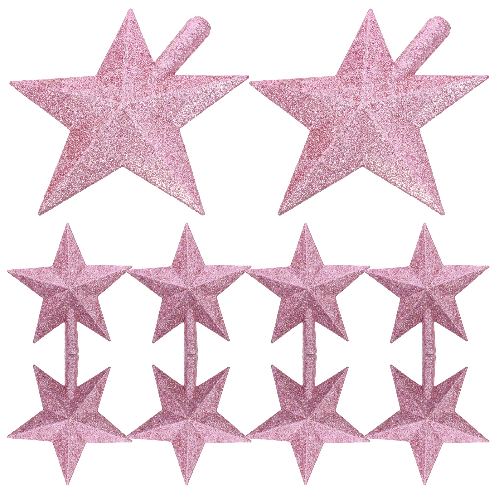 10Pcs Christmas Tree Star Topp - مراجعة Star Tree Topper وسعره