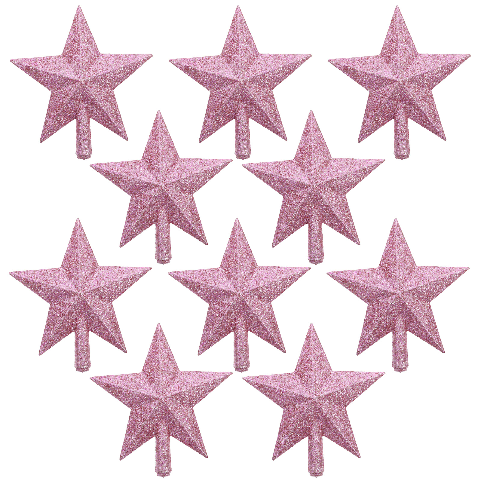 10Pcs Christmas Tree Star Topp - مراجعة Star Tree Topper وسعره