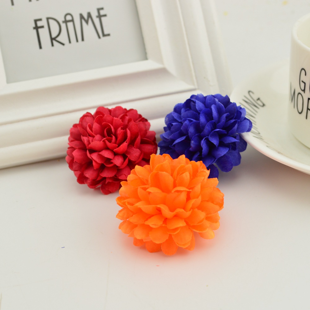 200PCS 5CM Silk Chrysanthemum  - مراجعة Christmas Wreath Fake وسعره