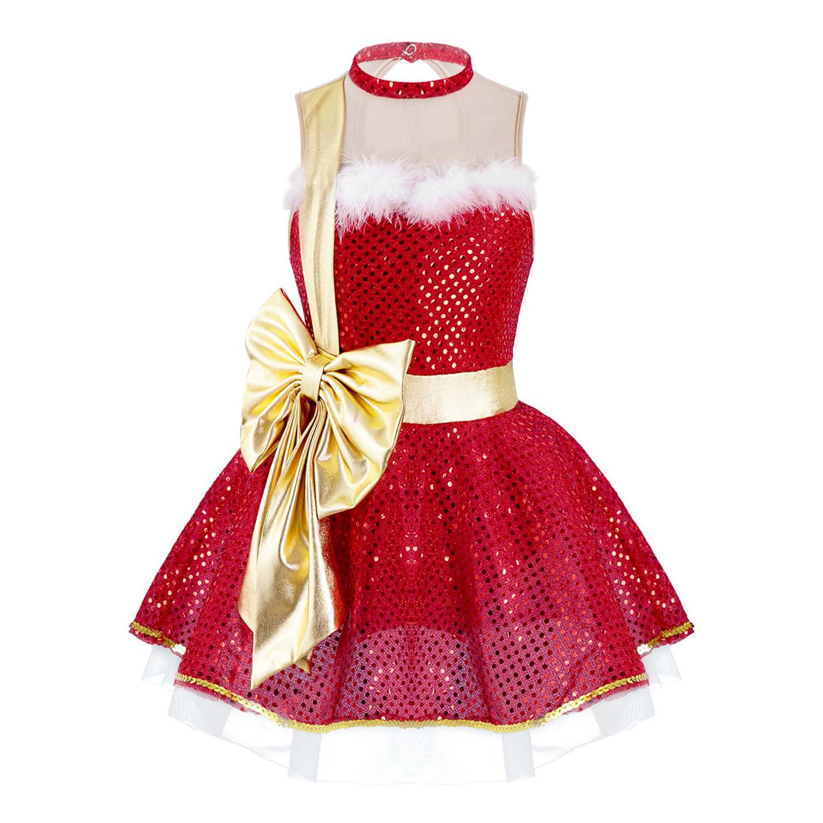 Kids Girls Christmas Xmas Elf  - مراجعة Elf Costume Christmas وسعره