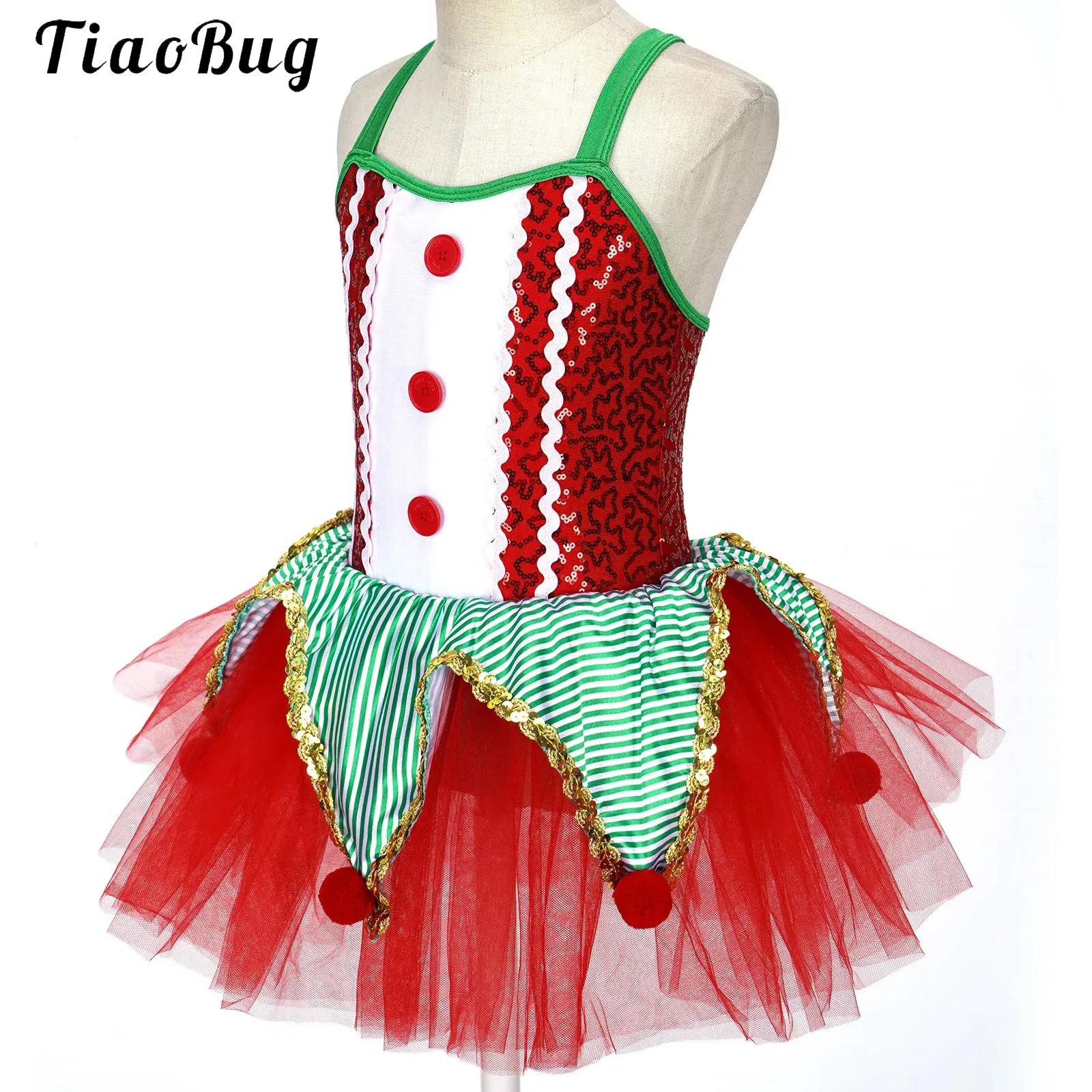 Kids Girls Sleeveless Sequins  - مراجعة Elf Costume Christmas وسعره