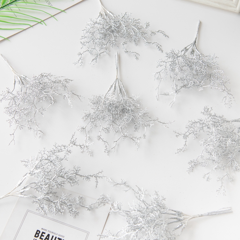 6Pcs/bundle Artificial Plant G - مراجعة Christmas Wreath Fake وسعره