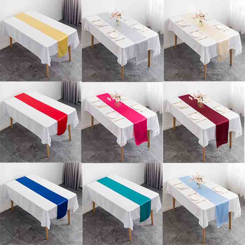 12x108 Inch Satin Wedding Tabl - مراجعة Christmas Table Runner وسعره