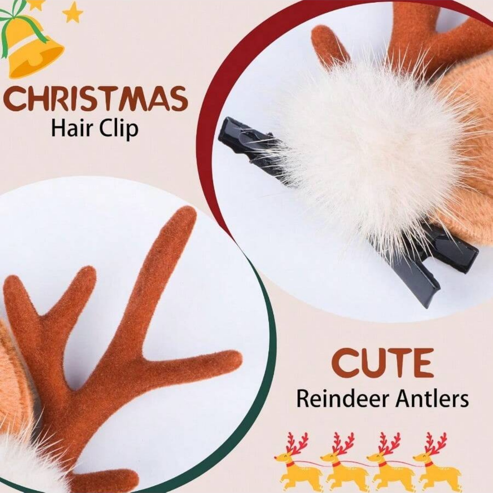 2pcs Christmas Reindeer Antler - مراجعة Reindeer Antlers Headband وسعره