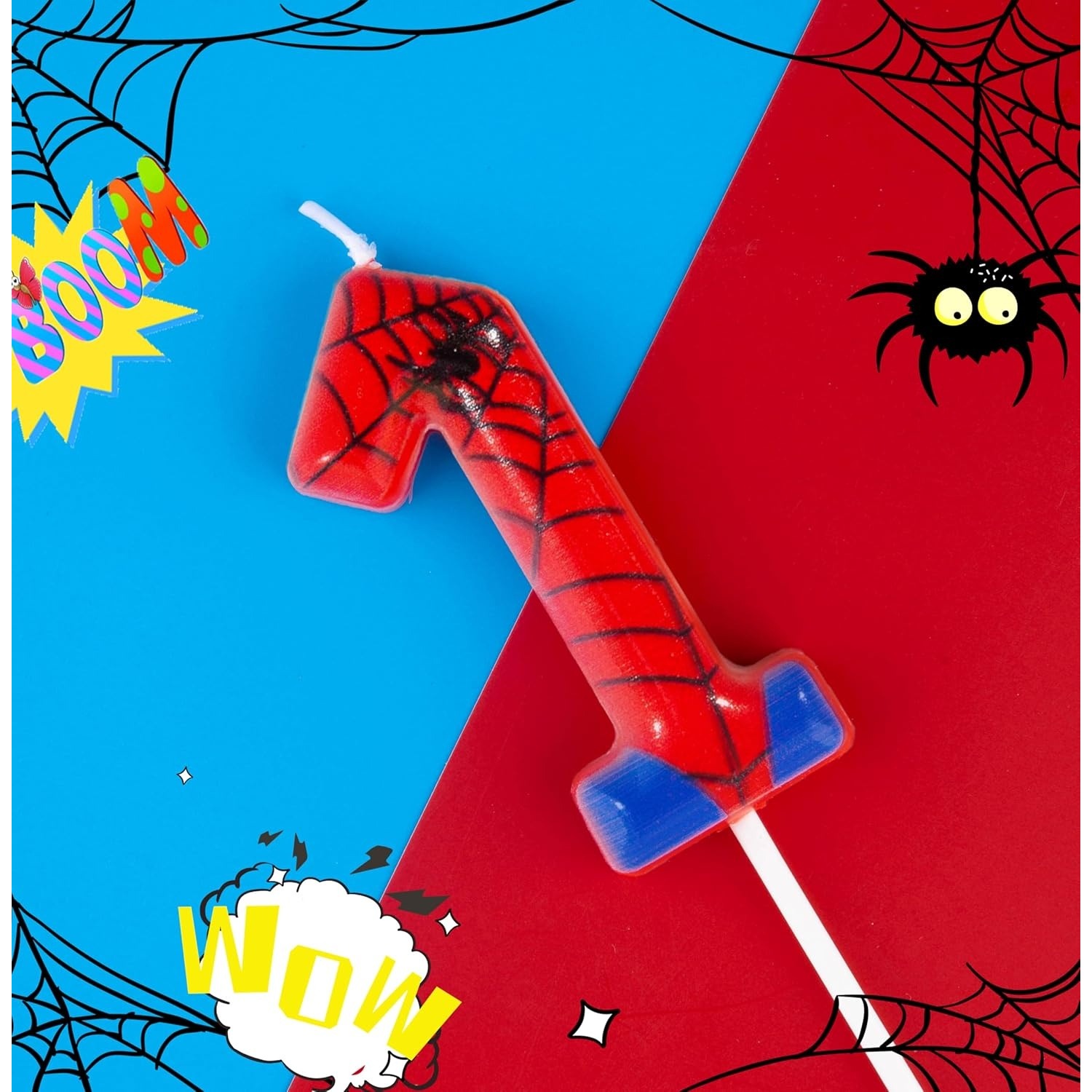 Spider Party 0-9 Birthday Cand - مراجعة Holiday Candle Set وسعره