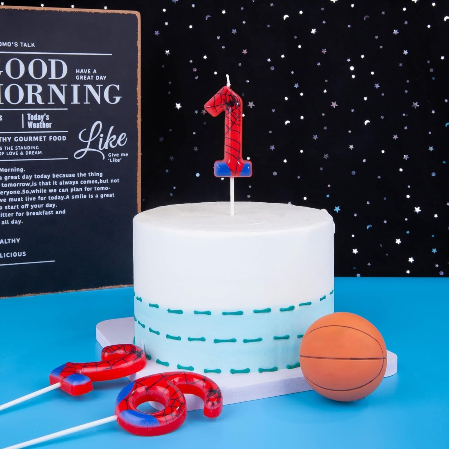 Spider Party 0-9 Birthday Cand - مراجعة Holiday Candle Set وسعره