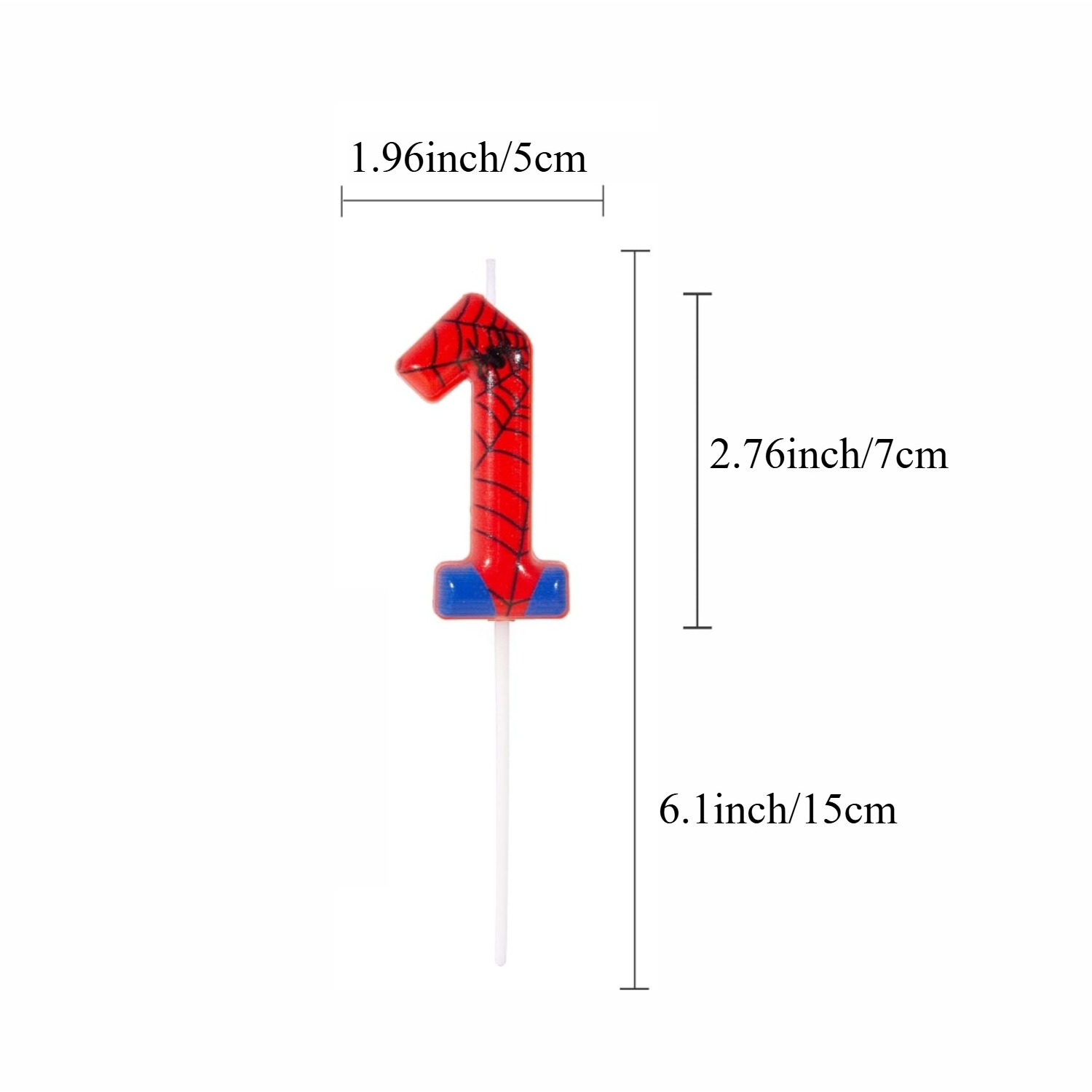 Spider Party 0-9 Birthday Cand - مراجعة Holiday Candle Set وسعره