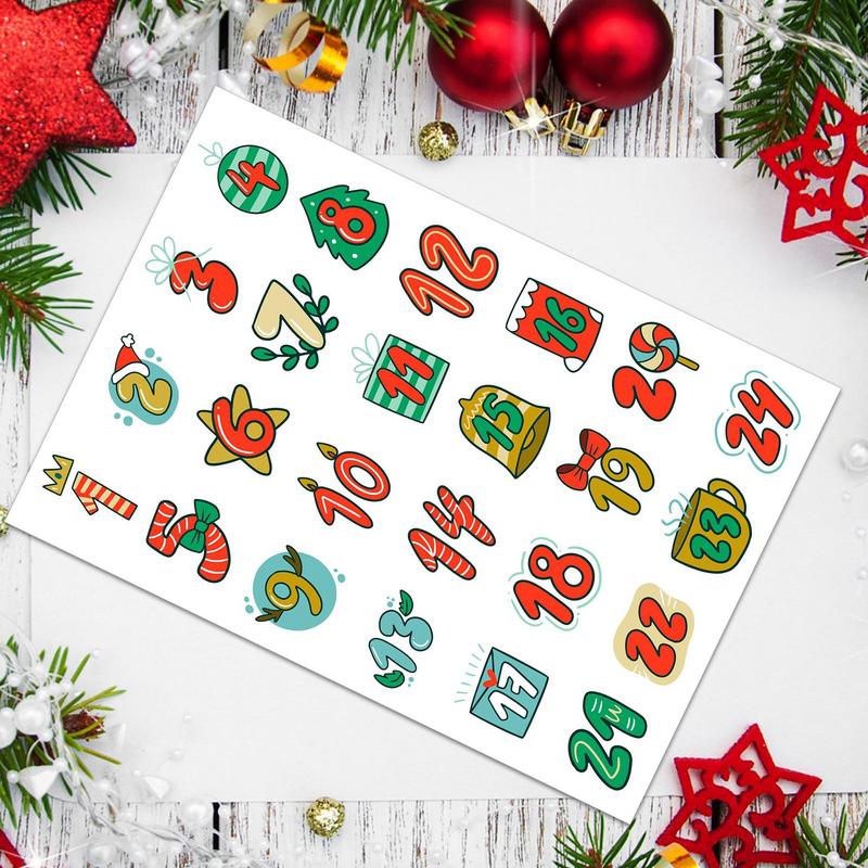 Merry Christmas Stickers Adven - مراجعة Advent Calendar Gift وسعره