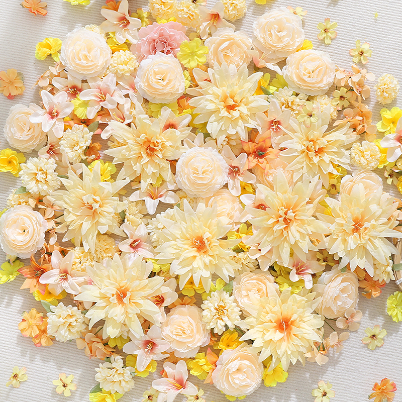 20/50Pcs Mix Yellow Artificial - مراجعة Christmas Wreath Fake وسعره