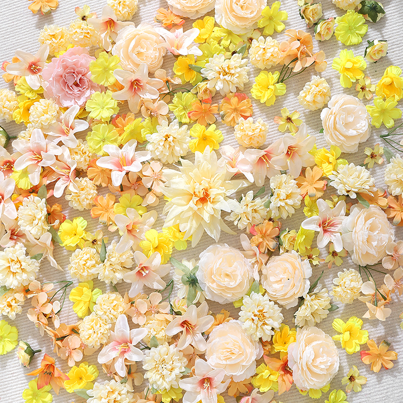 20/50Pcs Mix Yellow Artificial - مراجعة Christmas Wreath Fake وسعره