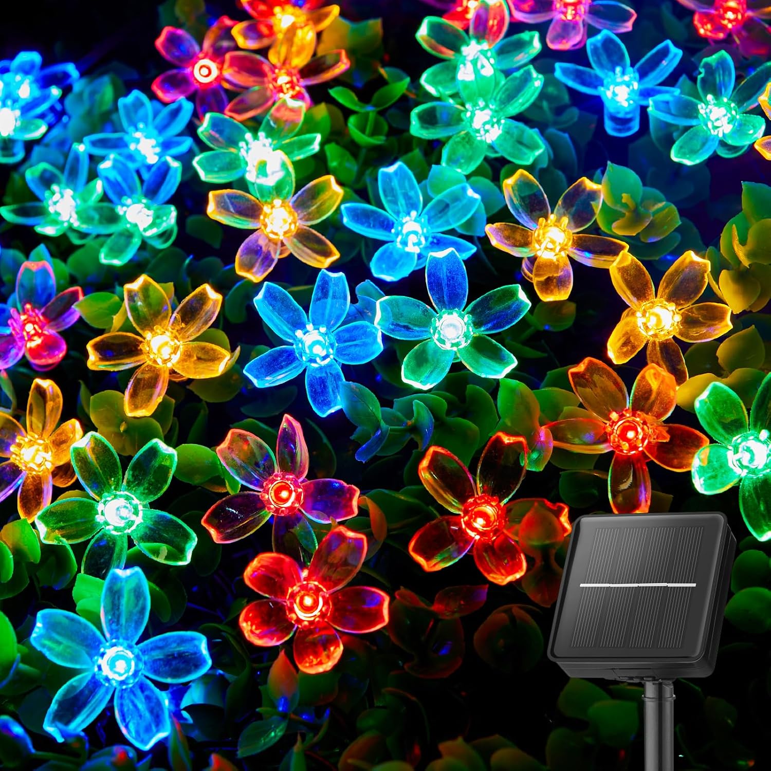 60 LED Flower Solar String Lig - مراجعة Led Fairy String Lights وسعره
