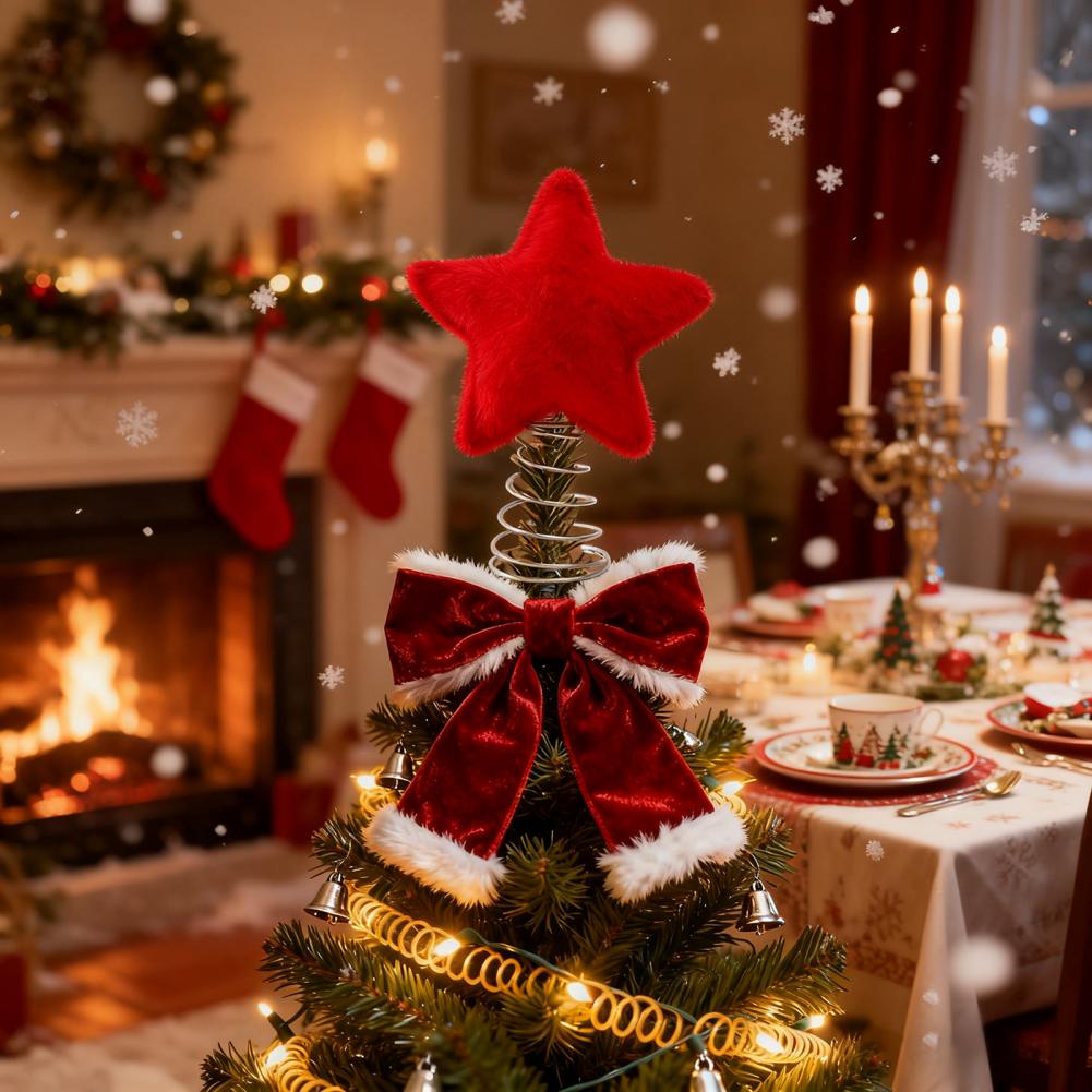 Plush Star Tree Topper Plush F - مراجعة Star Tree Topper وسعره