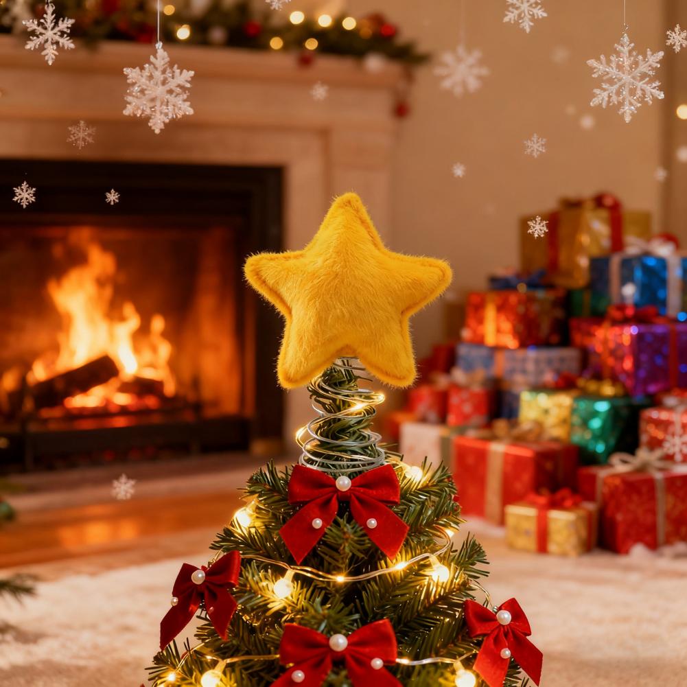 Plush Star Tree Topper Plush F - مراجعة Star Tree Topper وسعره