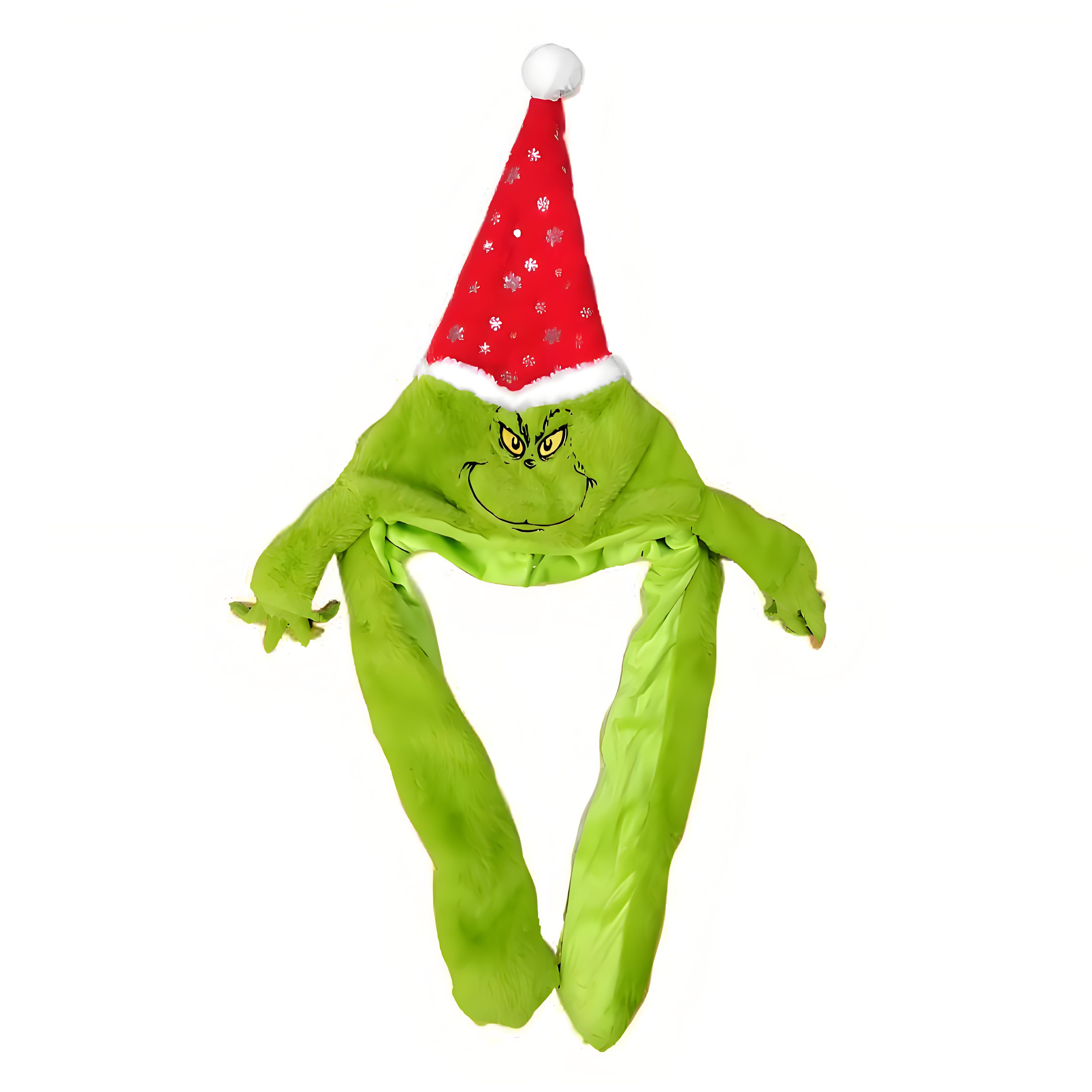 Plush Grincese Hat Cap Scarf C - مراجعة Santa Hat Plush وسعره