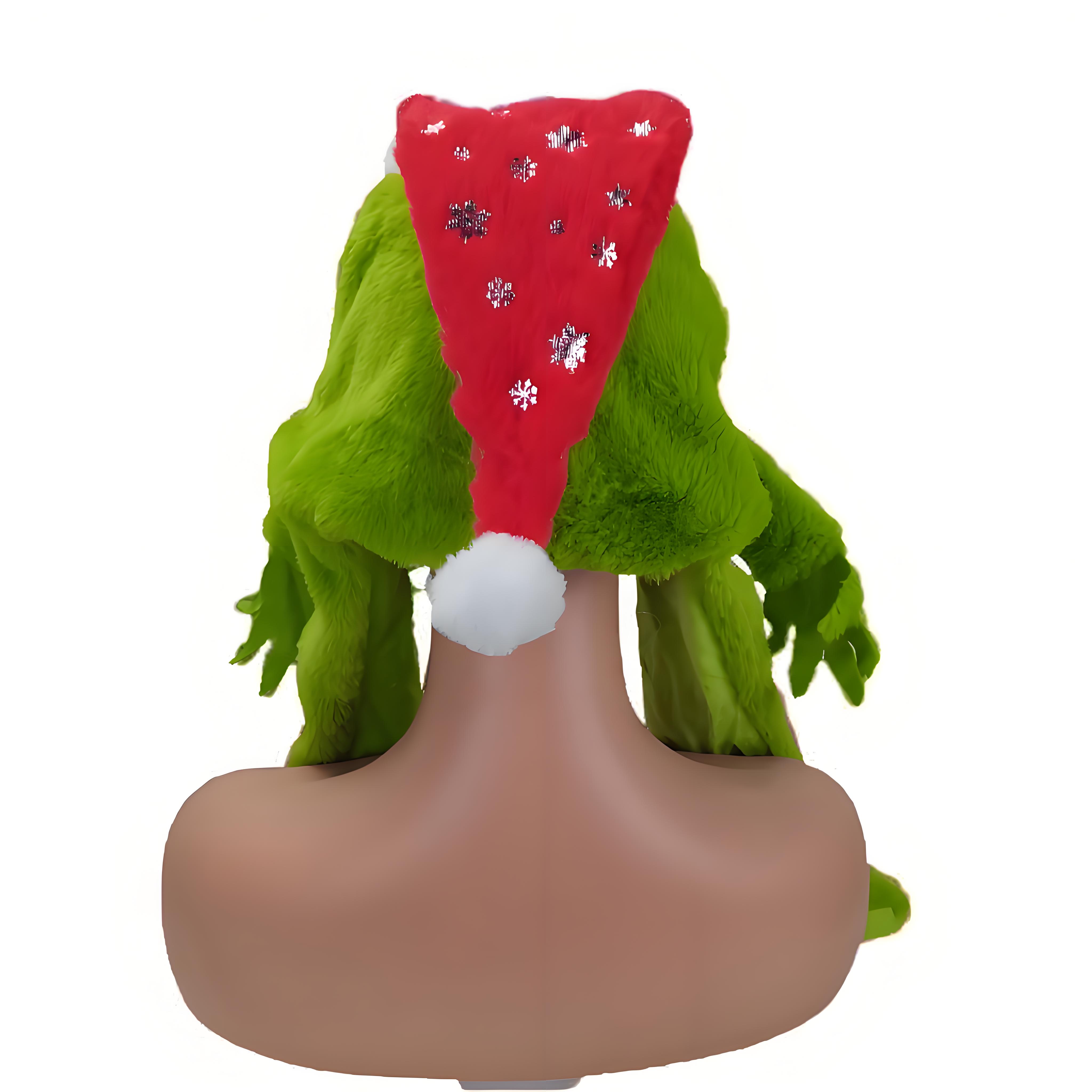 Plush Grincese Hat Cap Scarf C - مراجعة Santa Hat Plush وسعره