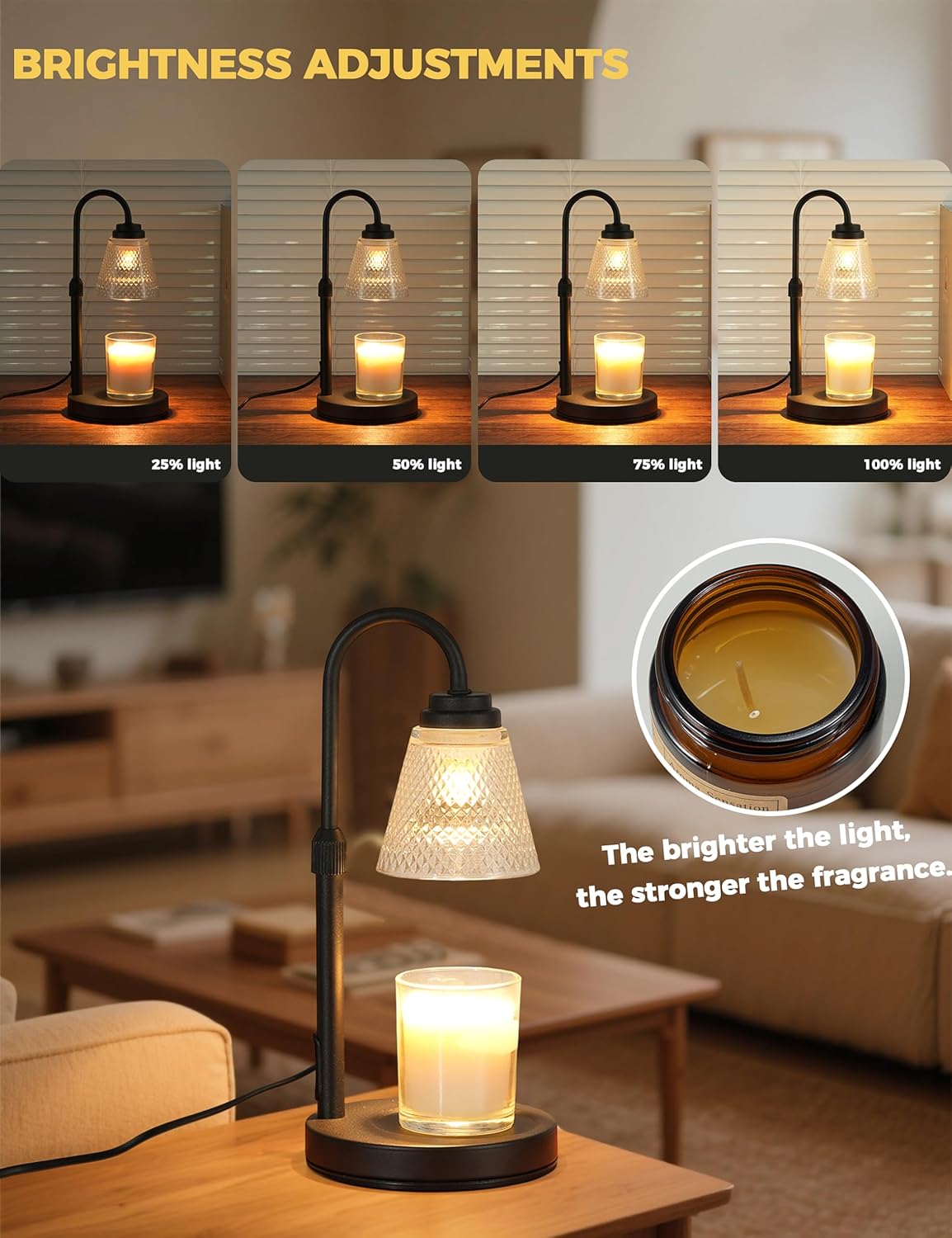 Candle Warmer Lamp with Timer  - مراجعة Holiday Candle Set وسعره