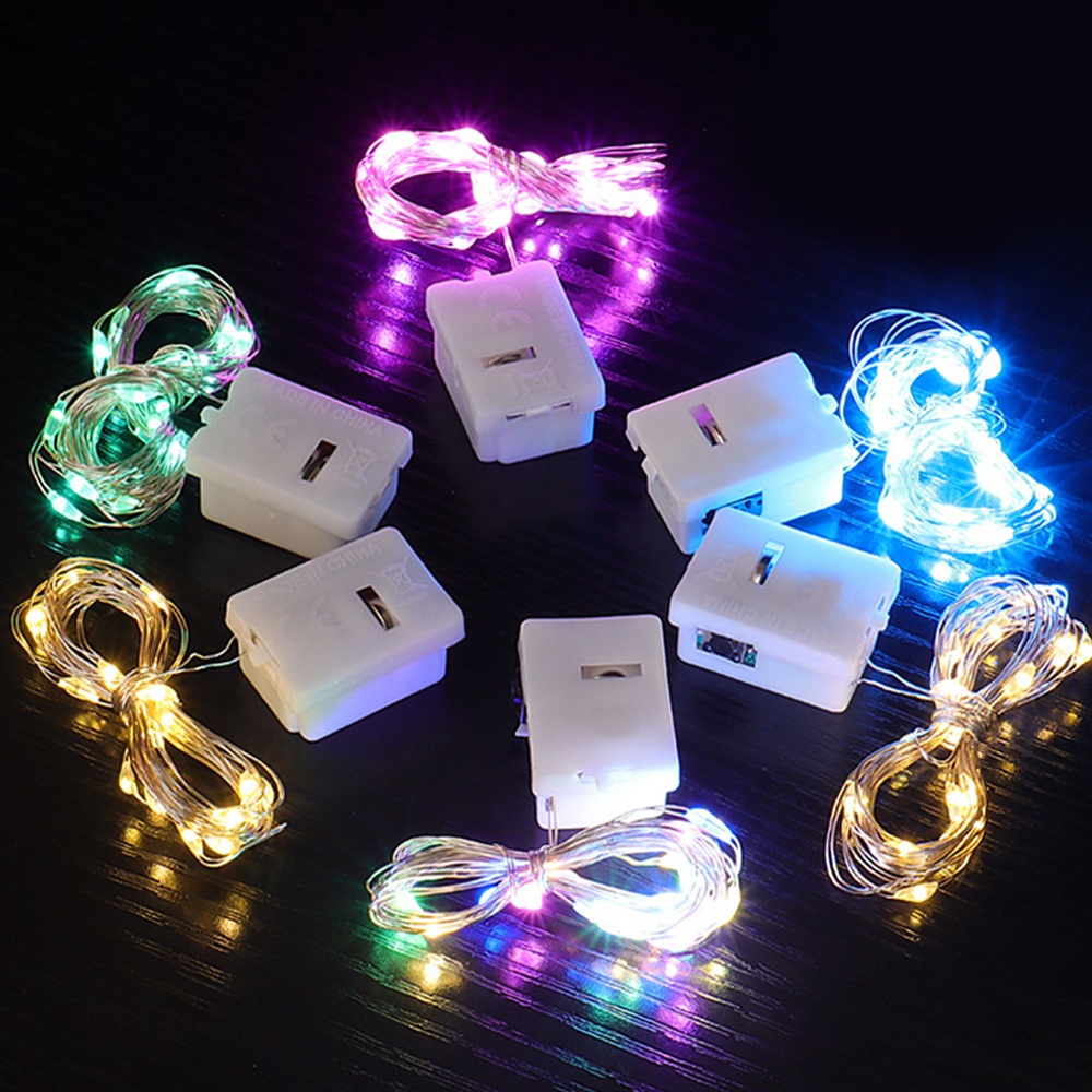 12PCS LED String Lights with 3 - مراجعة Led Fairy String Lights وسعره