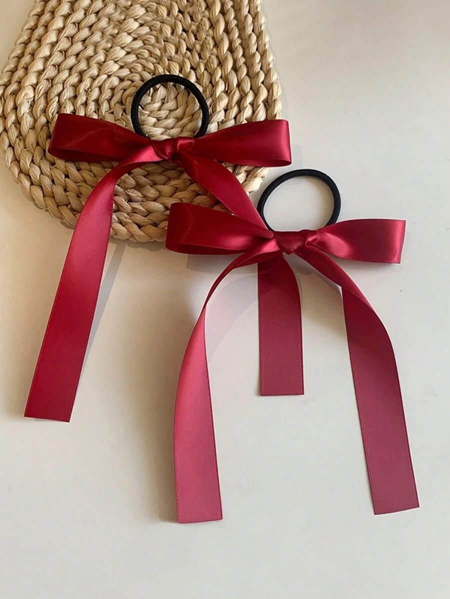 2pcs/set women's fashion multi - مراجعة Ribbon Bow Gift وسعره