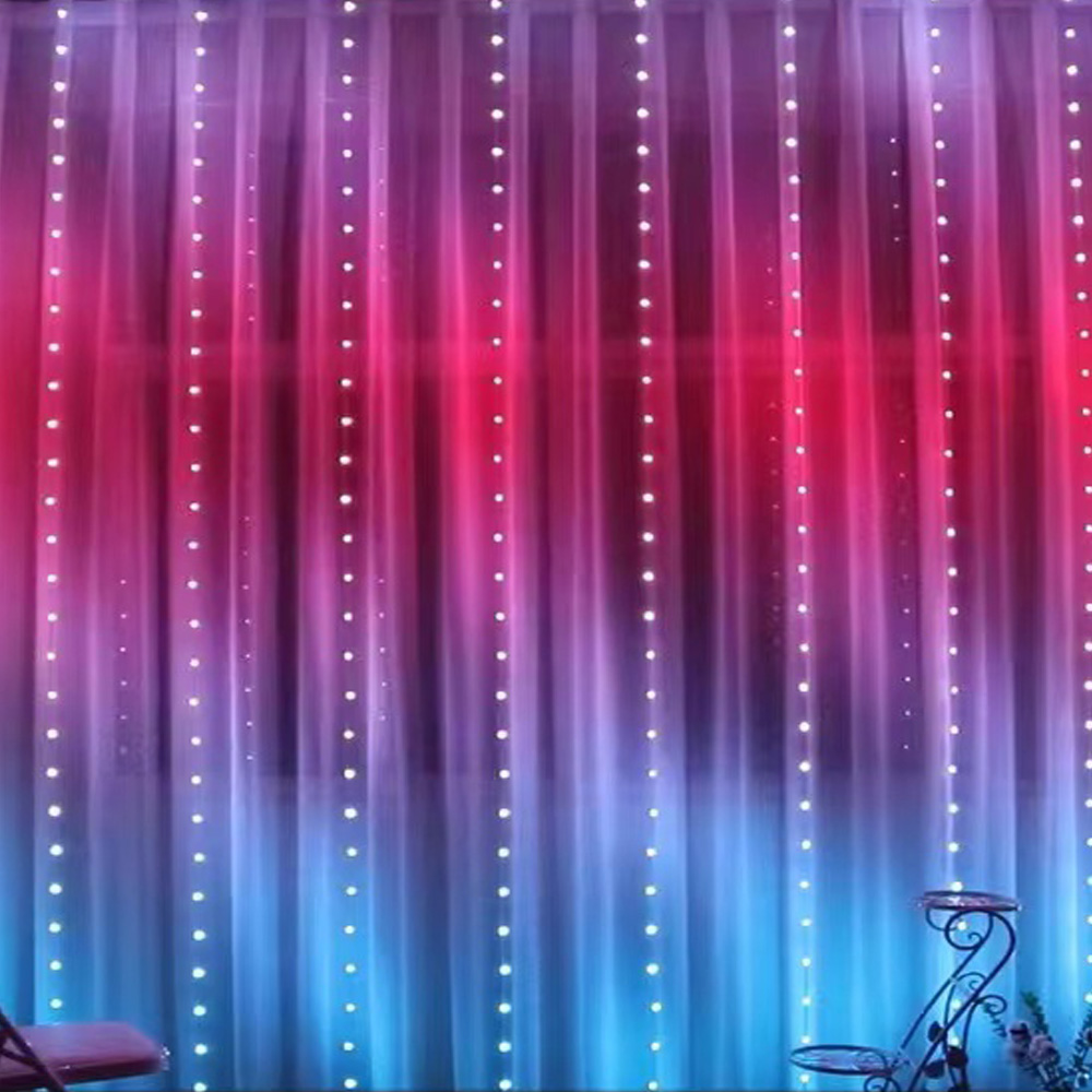 3M RGB Smart LED Curtain Light - مراجعة Led Fairy String Lights وسعره
