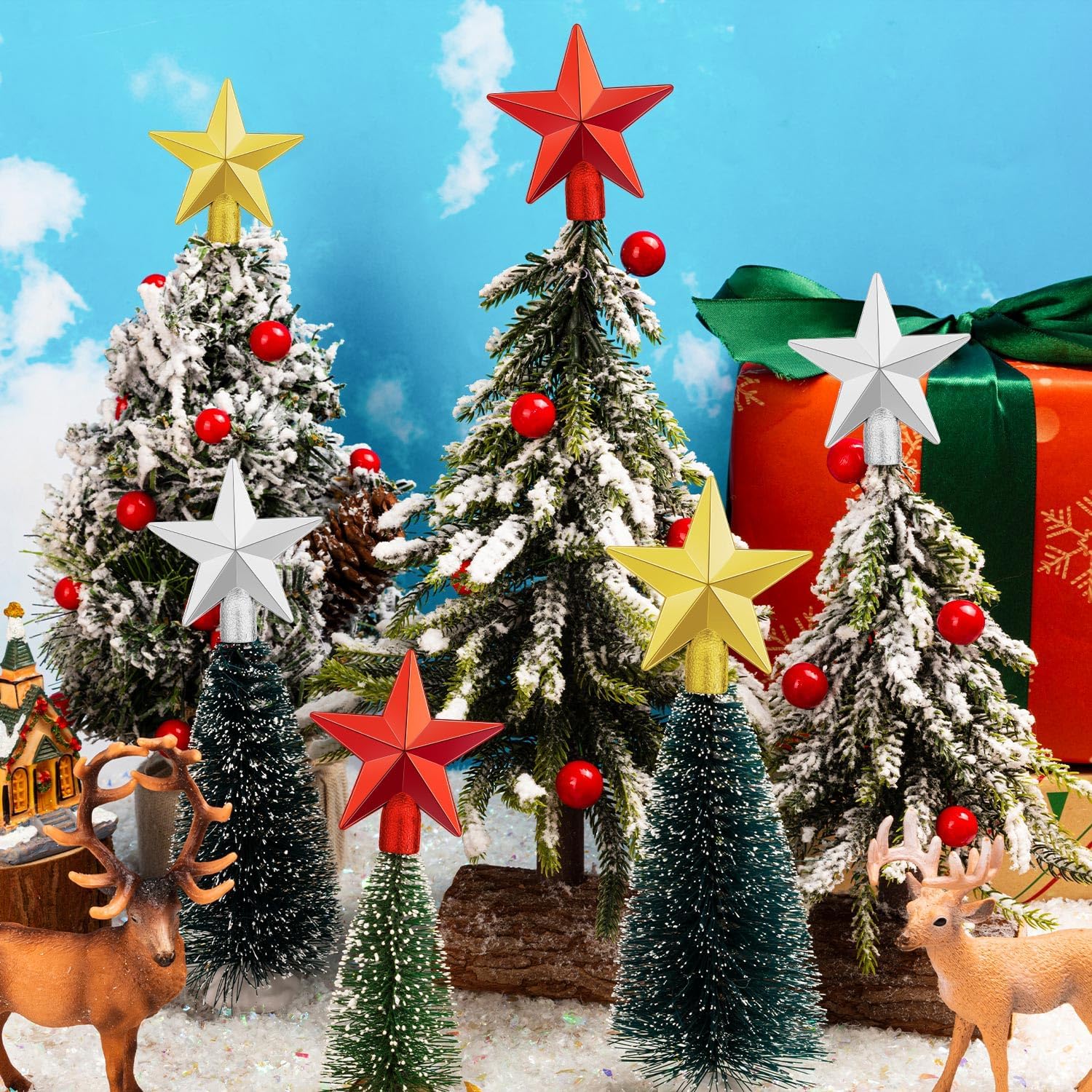 Mini Christmas Tree Topper Sma - مراجعة Star Tree Topper وسعره