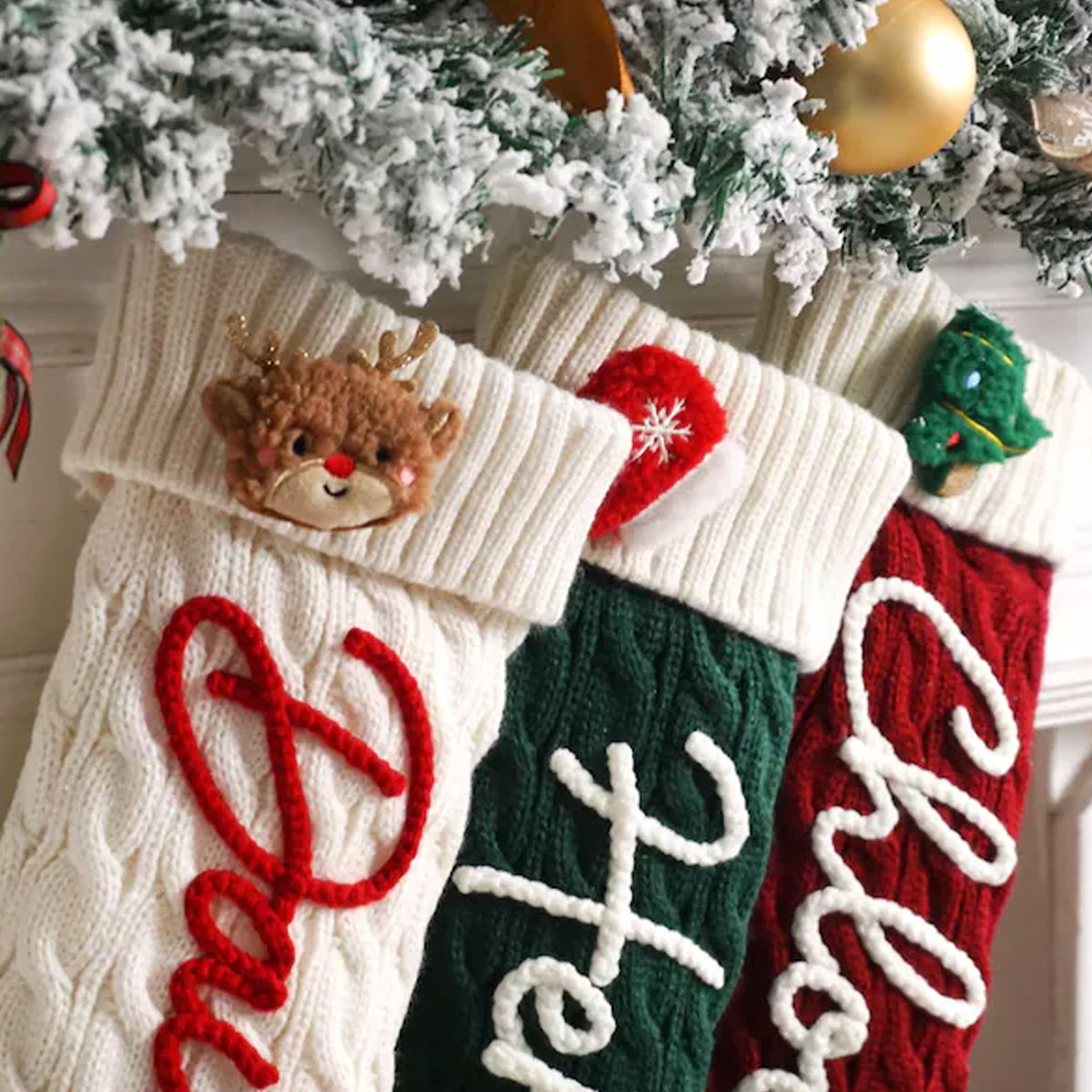 1PC Christmas decorative stock - مراجعة Christmas Stocking Hanging وسعره