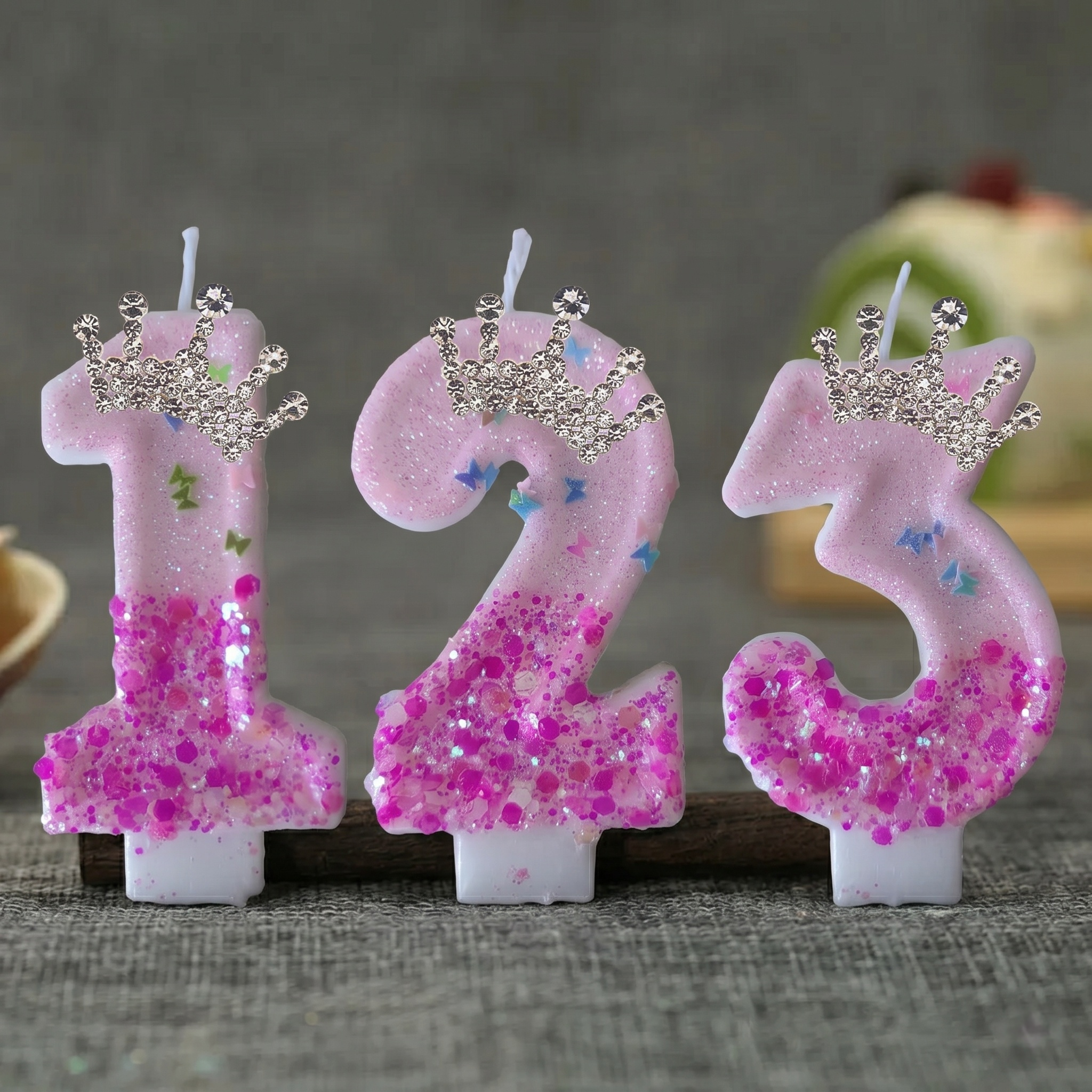 Pink Rose Red Sequins Dual Col - مراجعة Holiday Candle Set وسعره