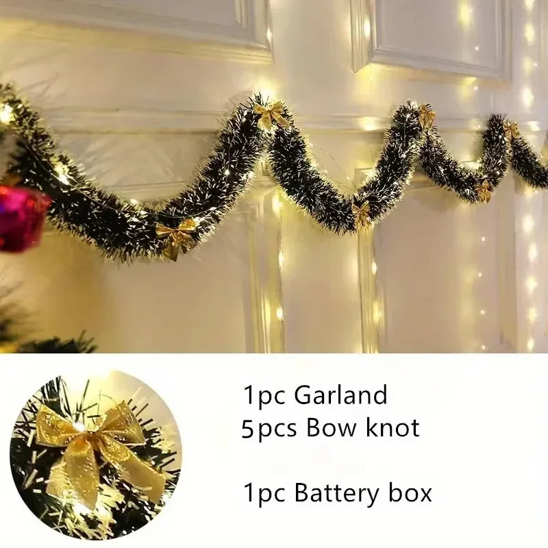 Christmas Tinsel Garland Artif - مراجعة Tinsel Garland Decoration وسعره