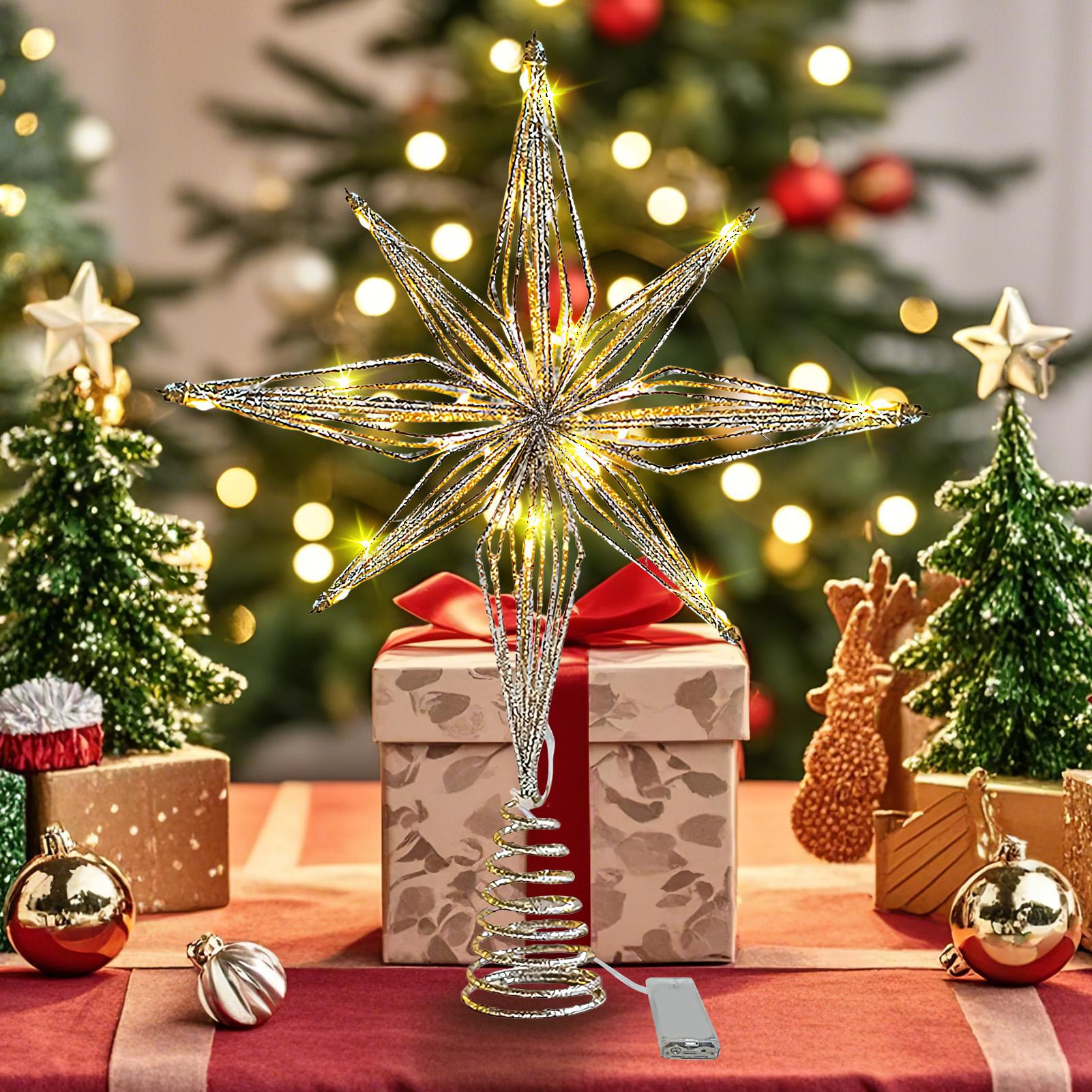 Christmas Tree Topper 3D Star  - مراجعة Star Tree Topper وسعره