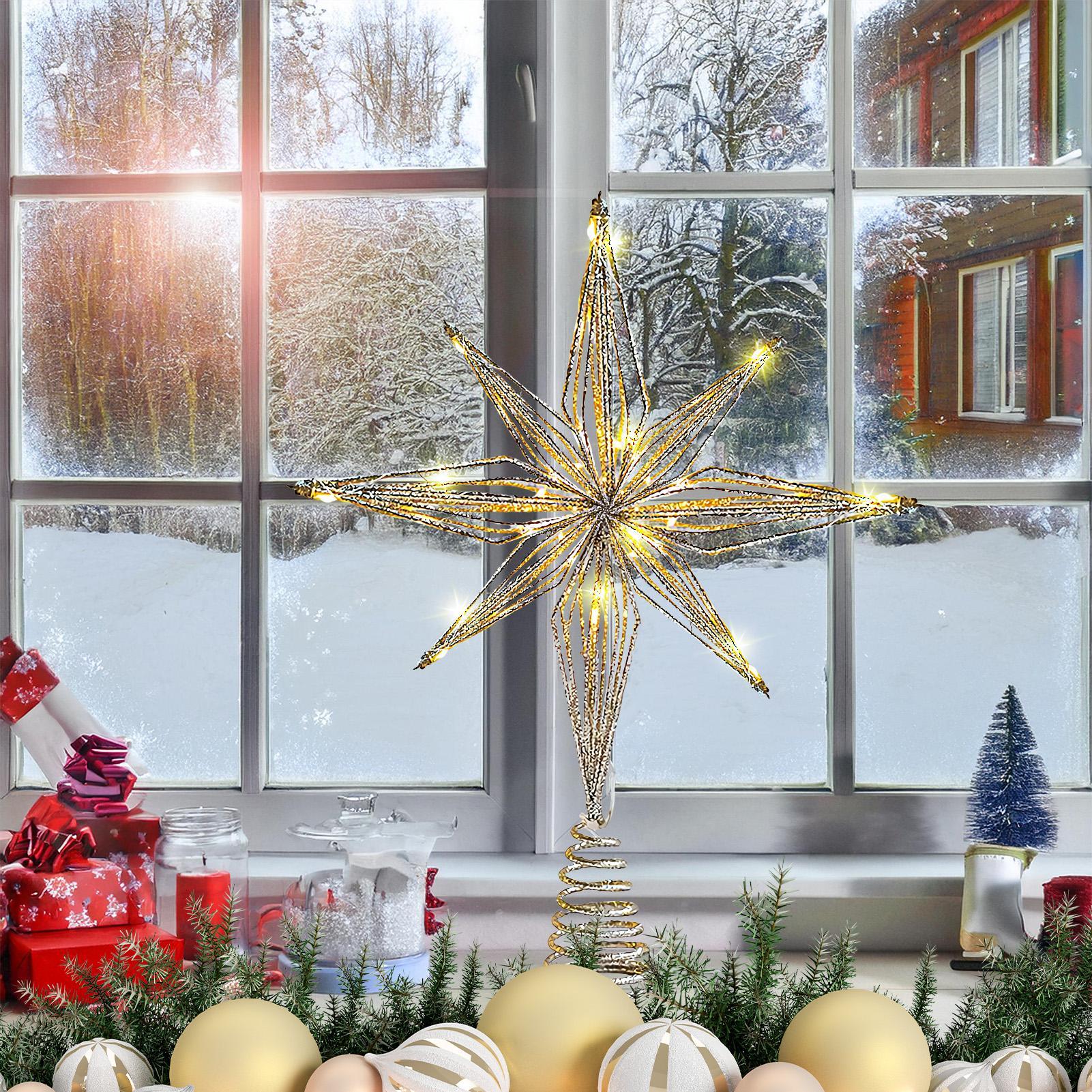 Christmas Tree Topper 3D Star  - مراجعة Star Tree Topper وسعره