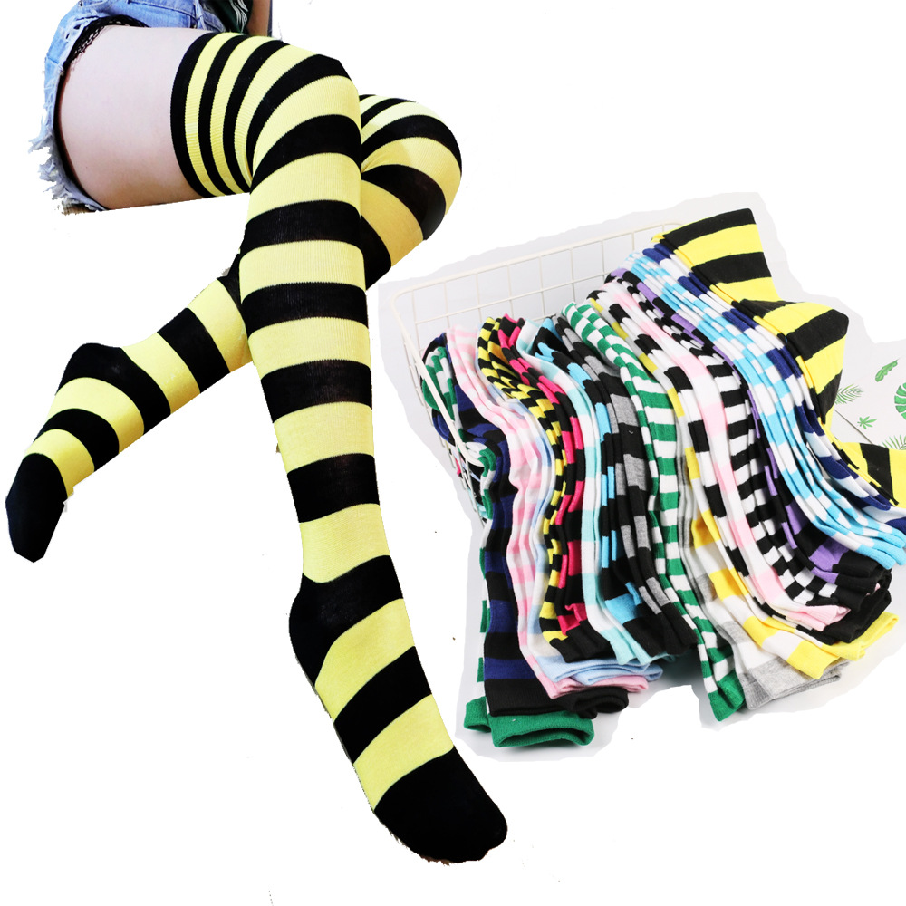 Wide Striped Stockings Women O - مراجعة Christmas Stocking Hanging وسعره