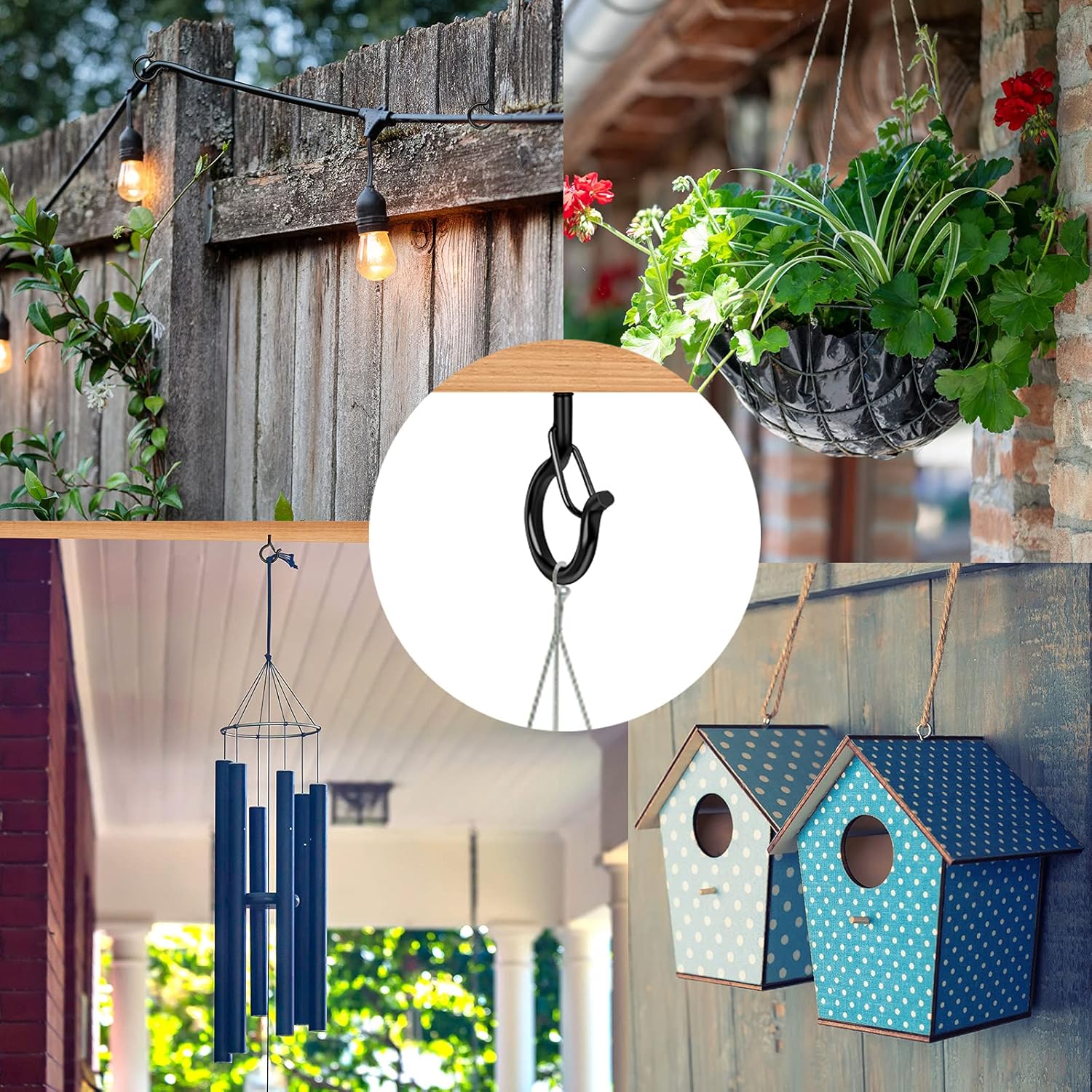 36 PCS Q-Hanger Hooks with Saf - مراجعة Christmas Lights Outdoor وسعره