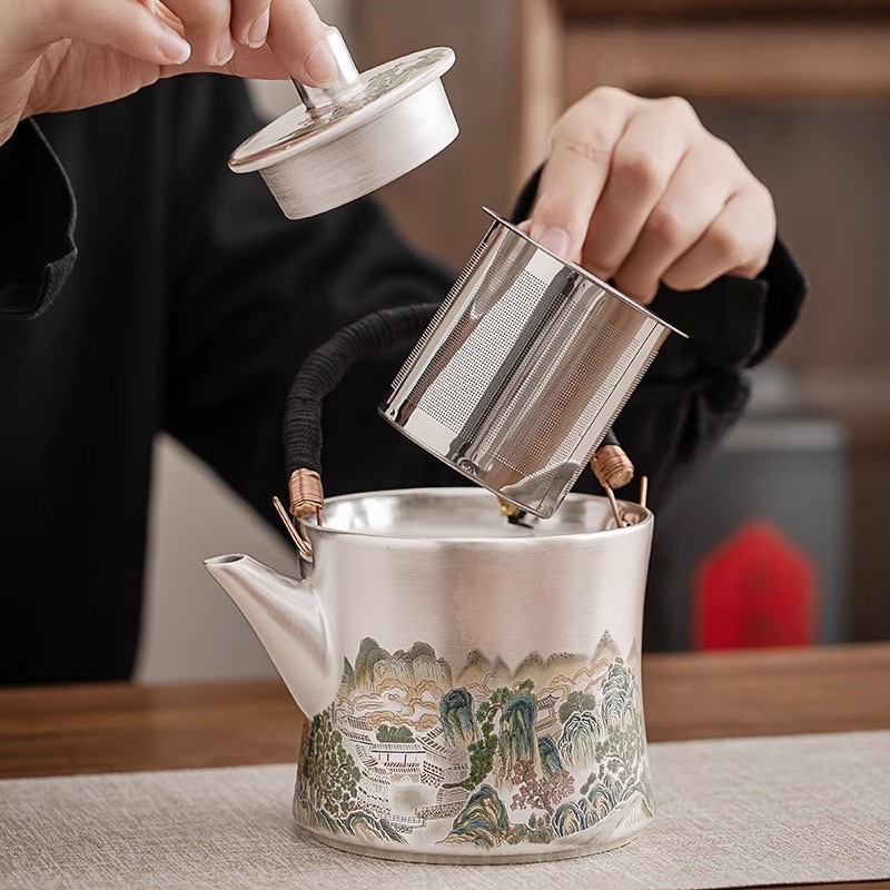 PYH Liu Yin one pot two cups p - مراجعة Gift Box Wrap Set وسعره